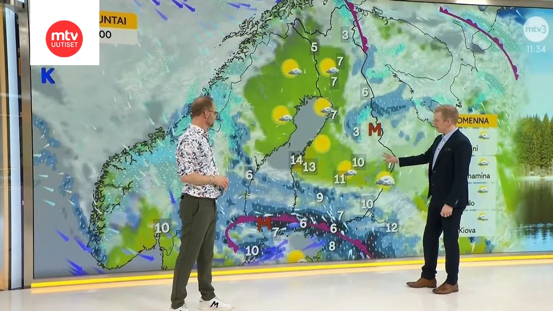 Sää kylmenee ensi viikolla kertoo MTV Uutisten meteorologi MTVuutiset fi