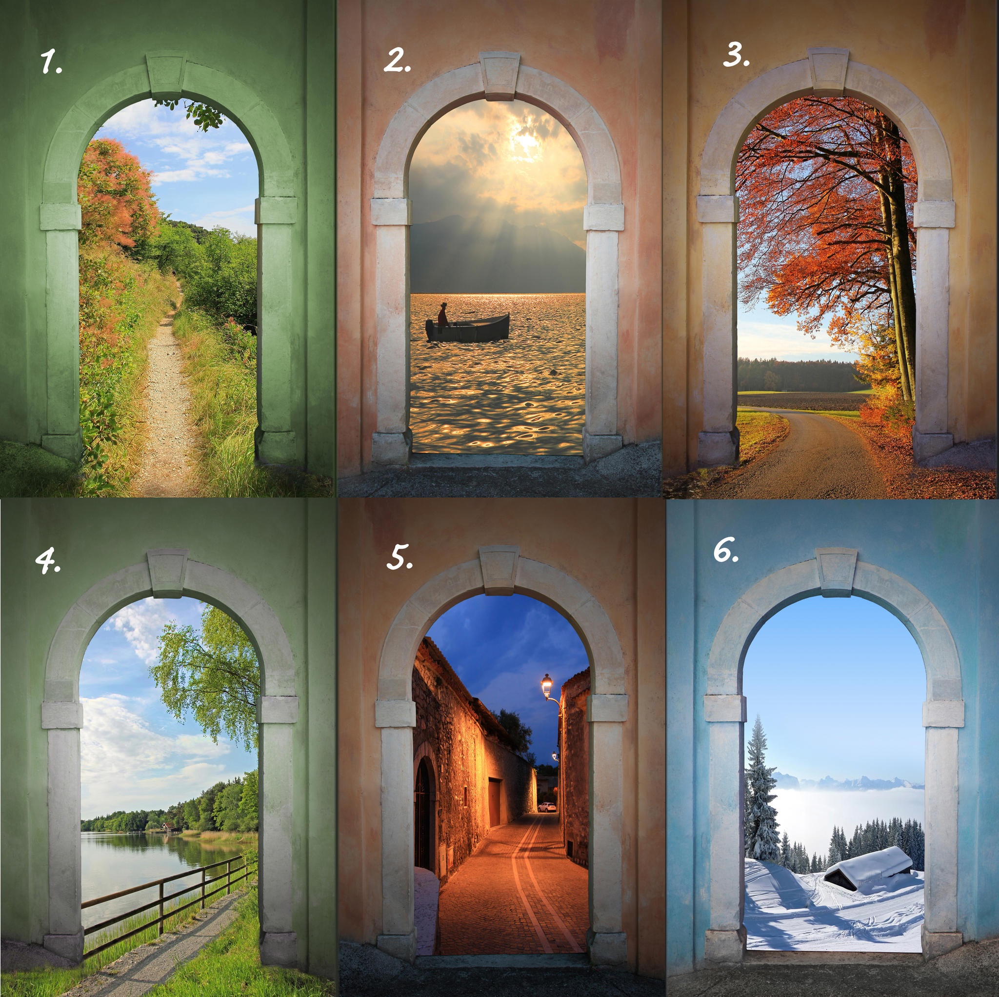 Minkä näistä ovista valitsisit?