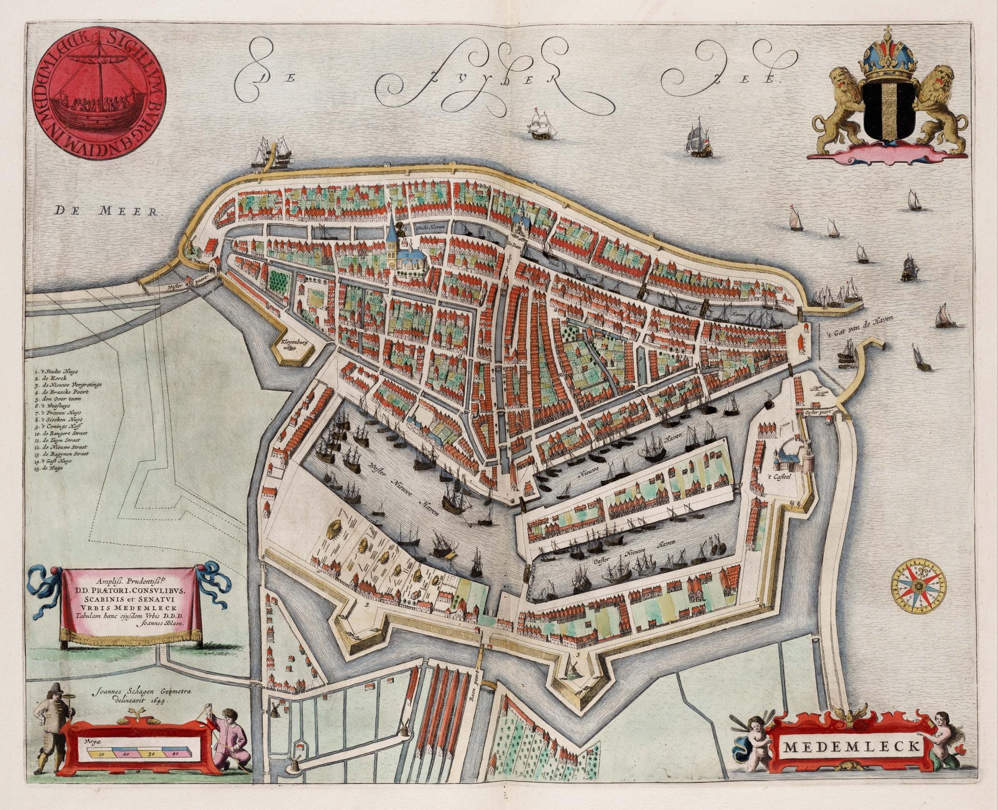 06. Medemblik_Map_1649 Johannes Blaeu