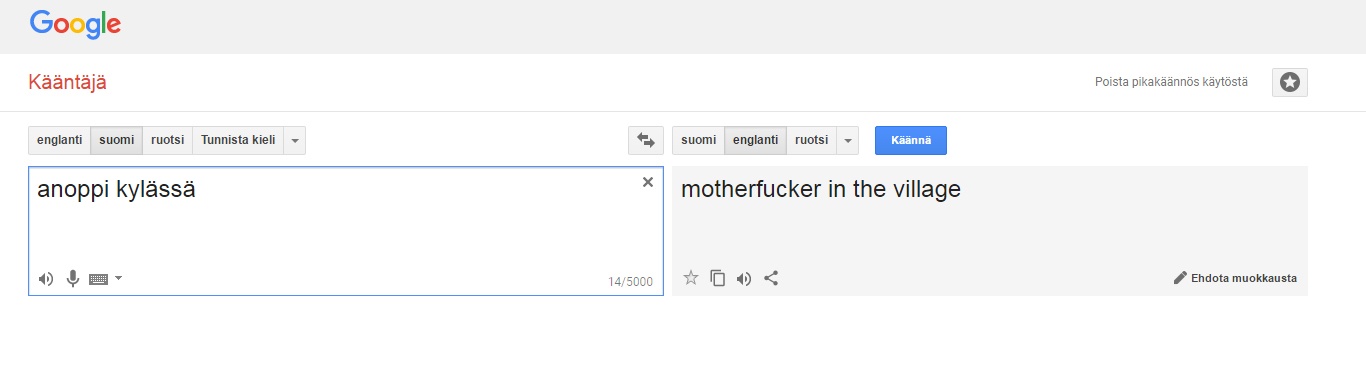 google kääntäjä anoppi