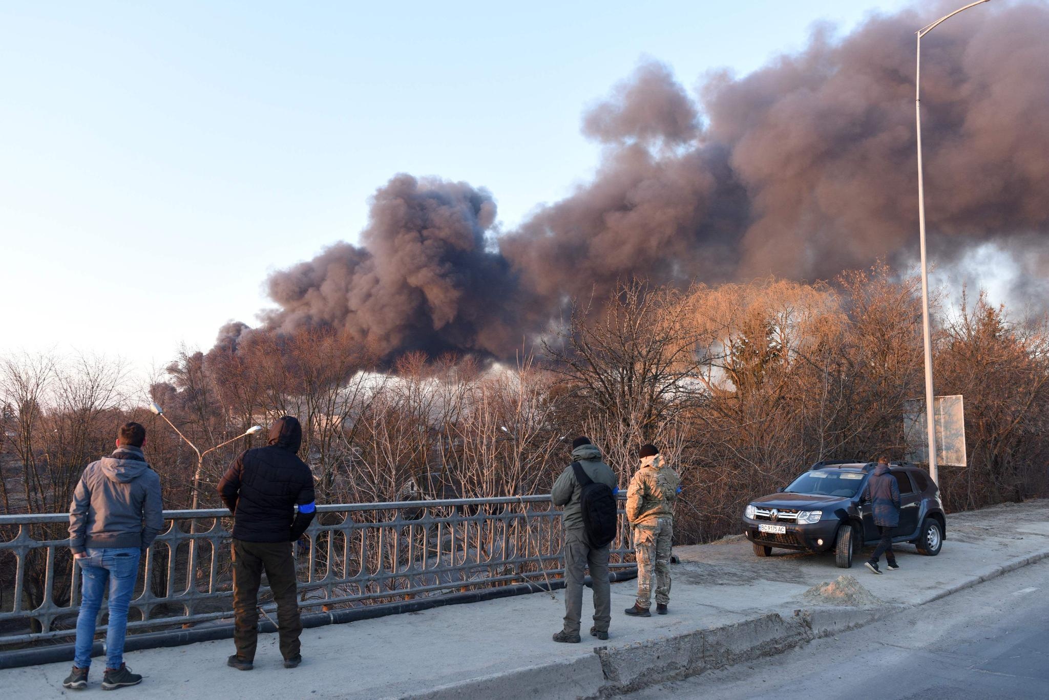 Lvivin kaupunkiin tehty ohjusisku 18. päivä maaliskuuta