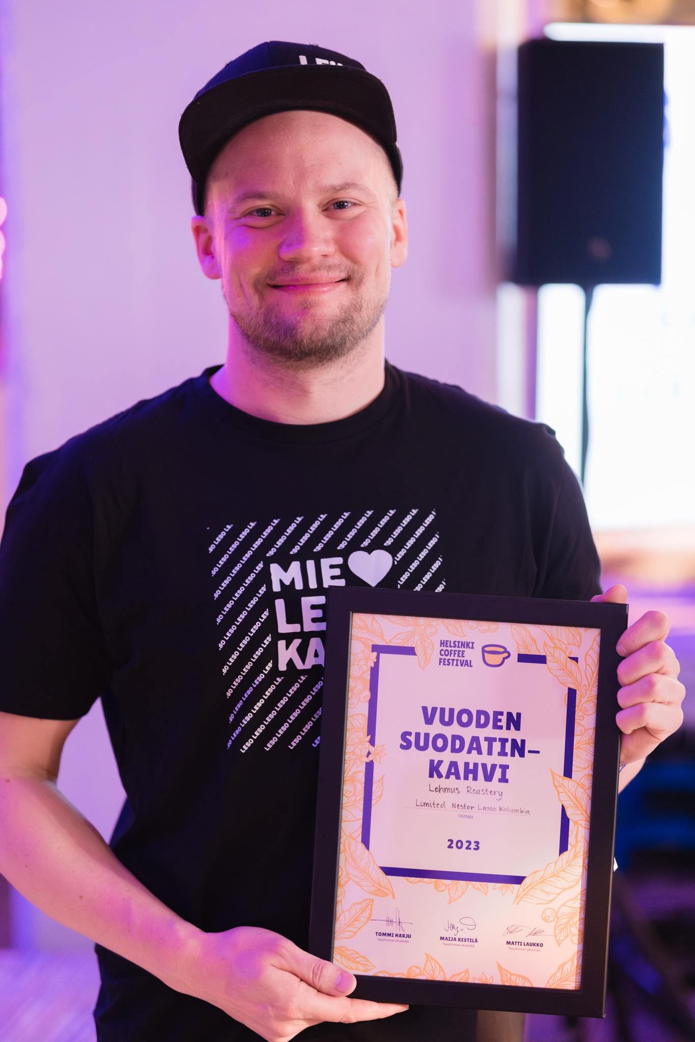 HElsingki Coffee Festival vuoden suodatinkahvi 2023