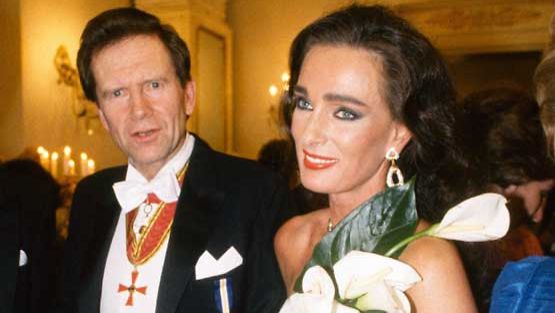 Maria Melin ja puoliso Ingvar S. Melin Linnassa vuonna 1988.