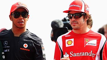 Lewis Hamilton ja Fernando Alonso 