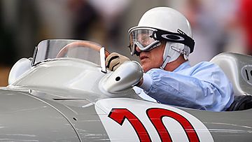 Stirling Moss vuoden 2009 Festival of Speedillä. Kuva: Mark Thompson/GETTY.