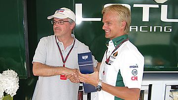 Luis Vasconcelos, Heikki Kovalainen, kuva:Erkki Mustakari