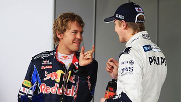 Sebastian Vettel ja Nico Hülkenberg.