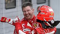 Ross Brawn ja Michael Schumacher, kuva: Mark Thompson/Getty Images