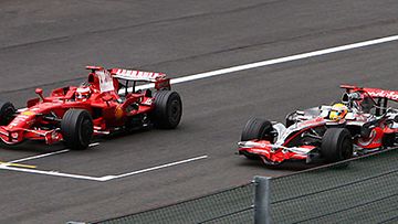 Kimi Räikkönen, Lewis Hamilton, kuva:  Ryan Pierse/Getty Images