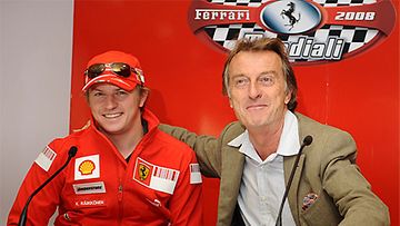 Kimi Räikkönen ja Luca di Montezemolo, kuva: Ferrari