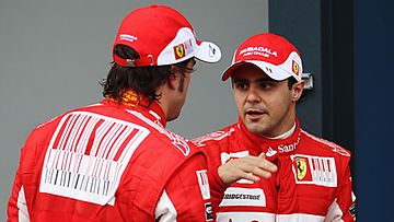 Fernando Alonso ja Felipe Massa, kuva: Mark Thompson/Getty Images