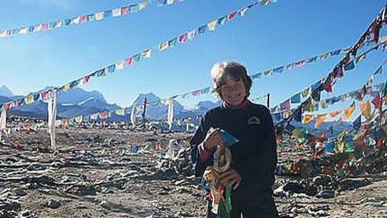Marketta Horn Tiibetissä.