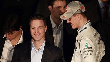 Ralf ja Michael Schumacher, kuva: Vladimir Rys/Bongarts/Getty Images