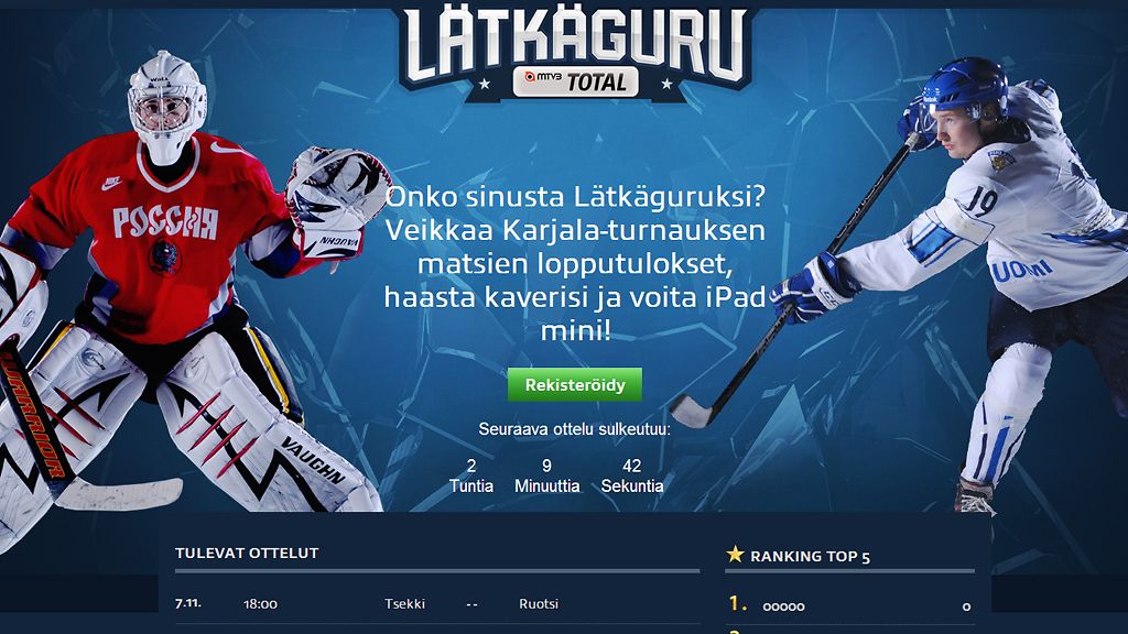 Oletko Sinä Lätkäguru? Osallistu Nyt Veikkaukseen - MTVuutiset.fi