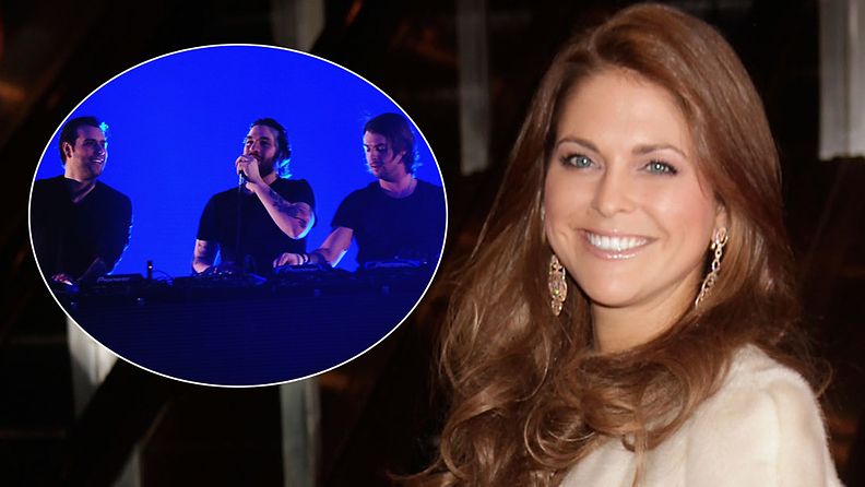 Prinsessa Madeleine joi shotteja Swedish House Mafia DJ-trion kanssa.