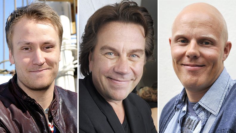 Heikki Paasonen, Mikko Kuustonen ja Aki Linnanahde ovat Movember-miehiä.