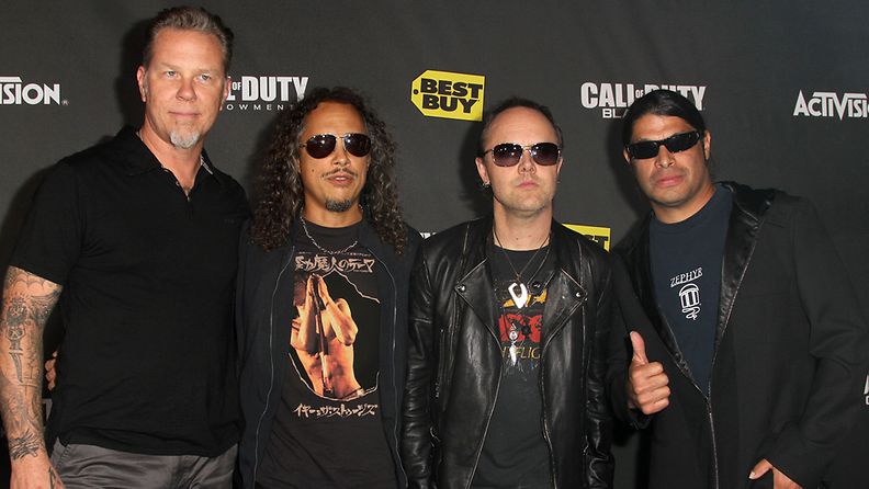 James Hetfield, Kirk Hammett, Lars Ulrich ja Robert Trujillo.
