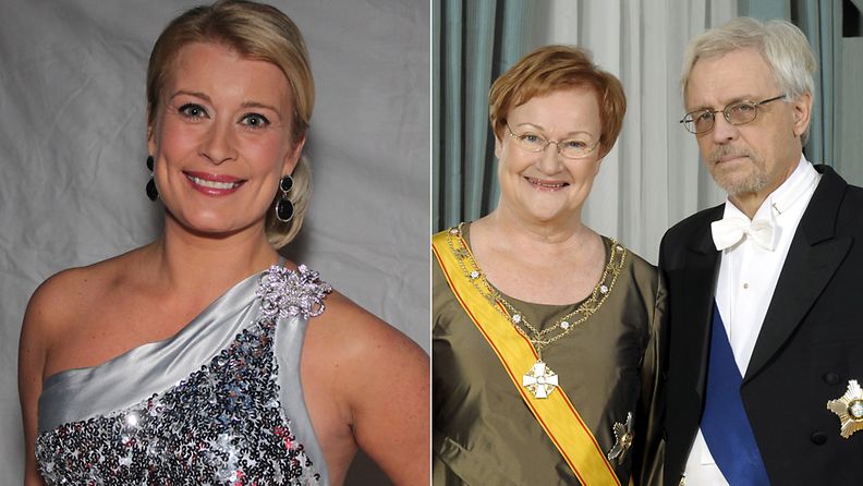 Kirsi Alm-Siira, Tarja Halonen ja Pentti Arajärvi