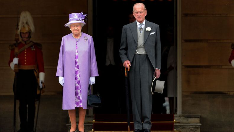 Kuningatar Elisabeth ja prinssi Philip.