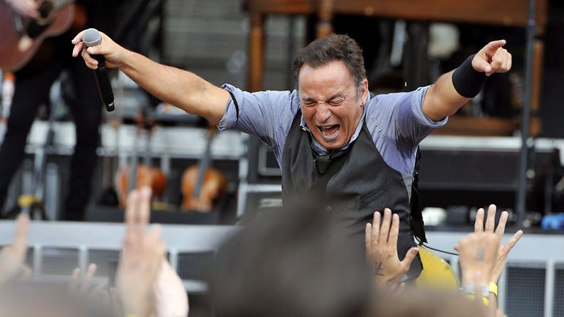 Bruce Springsteen Helsingissä 31. heinäkuuta.