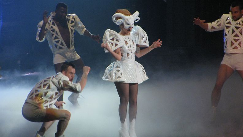 Lady Gaga konsertoi Hartwall Areenalla maanantaina 27.8.2012.