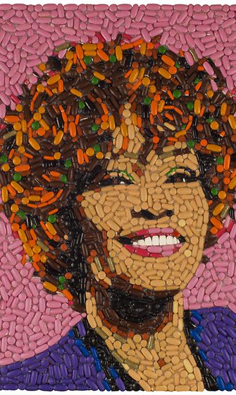 Whitney Houstonista tehtiin erikoinen taideteos.