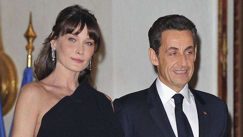 Carla Bruni-Sarkozy ja Nicolas Sarkozy saavat perheenlisäystä. 
