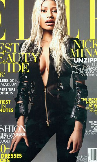 Nicki Minaj poseeraa muotilehden kannessa luonnonkauniina.