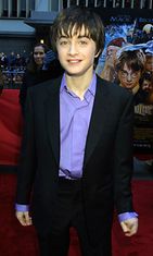 Daniel Radcliffe ensimmäisen Potter-elokuvan ensi-illassa.