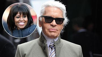 Karl Lagerfield arvosteli Michelle Obaman uuden lookin. 