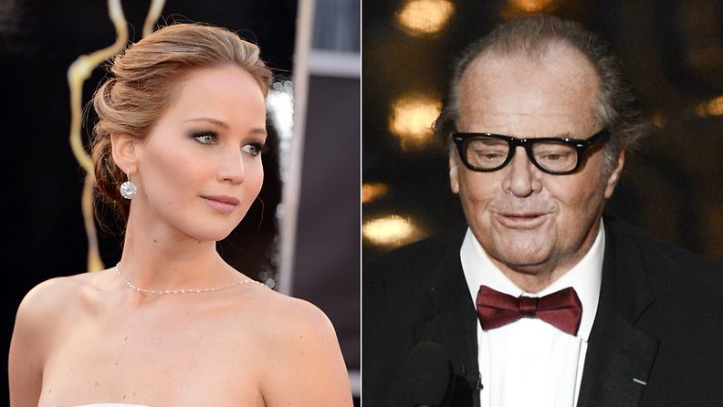 Jack Nicholson sai Jennifer Lawrencen hämmentymään.