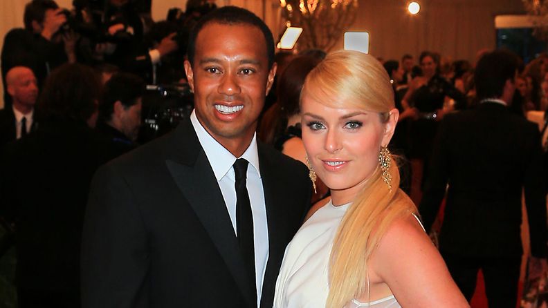 Tiger Woods ja Lindsay Vonn ovat onnellisia yhdessä.