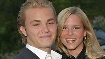 Nico Rosberg ja Vivien Sibold (Lehtikuva)