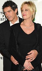 Antonio Banderas ja Melanie Griffith Tribeca-filmifestivaaleilla (Kuva: Getty Images/All Over Press)