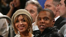Beyonce Knowles ja Jay-Z vihdoin naimisiin. (Kuva: Ned Dishman/National Basketball)