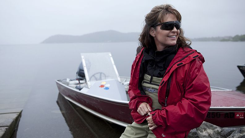 Sarah Palinin kanssa Alaskassa