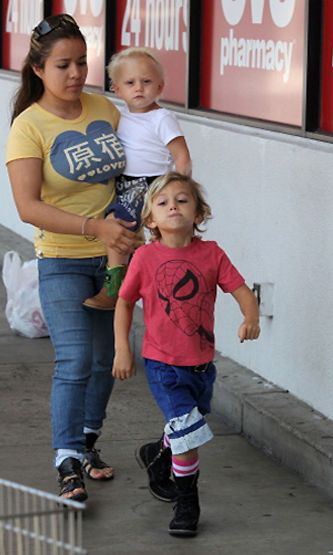 Gwen Stefanin ja Gavin Rossdalen lapset. Kuva: Barcroft Media/MVphotos