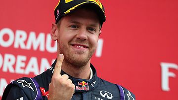 Vettel ja tuttu tuuletus Korean GP:ssä