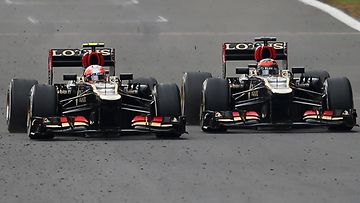 Romain Grosjean (vas.), Kimi Räikkönen