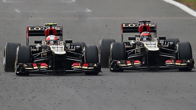 Romain Grosjean (vas.), Kimi Räikkönen