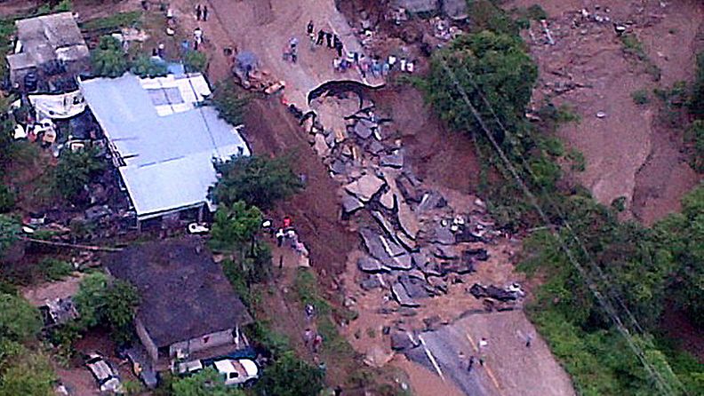 Hurrikaani Manuel on aiheuttanut laajoja tuhoja etenkin Guerreron alueella. 