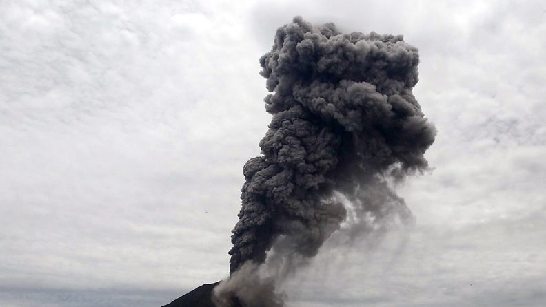 Sumatran saarella sijaitseva Sinabungin tulivuori purkautui 17. syyskuuta 2013.