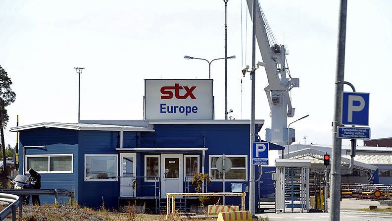STX Finlandin Rauman telakka perjantaina 2. elokuuta 2013.