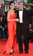 Sandra Bullock ja George Clooney Venetsian elokuvajuhlilla 28. elokuuta.