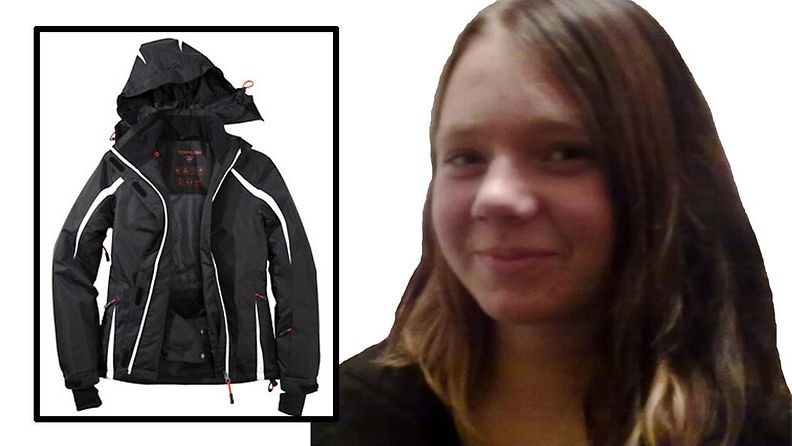 14-vuotias Lilian Heikari on ollut kateissa 11. marraskuuta lähtien. Tytöllä oli yllään katoamishetkellä samanlainen takki kuin ylläolevassa kuvassa.