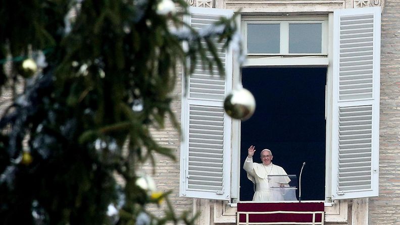 Paavi Fransiscus jouluna 2013