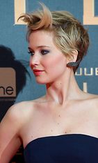 Jennifer Lawrence attends the Spanish premiere of the film 'The Hunger Games - Catching Fire' (Los Juegos Del Hambre: En Llamas) at the Callao cinema on November 13, 2013 in Madrid, Spain.
