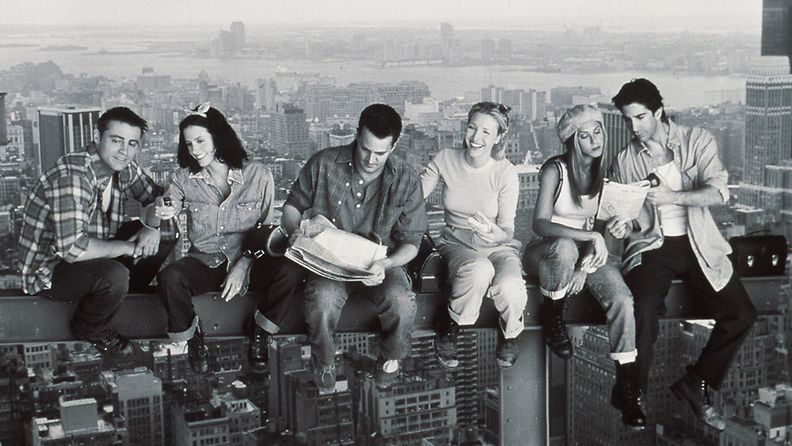 Frendit, 1999. Matthew Perry, Jennifer Aniston, Courteney Cox, Matt Le Blanc, Lisa Kudrow, ja David Schwimmer