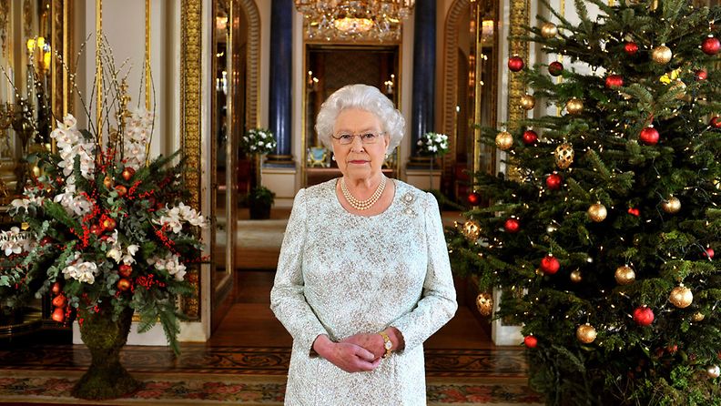 Kuningatar Elisabetin joulutervehdys.