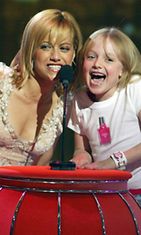 Brittany Murphy ja Dakota Fanning  The 2003 Teen Choice Awardseissa
